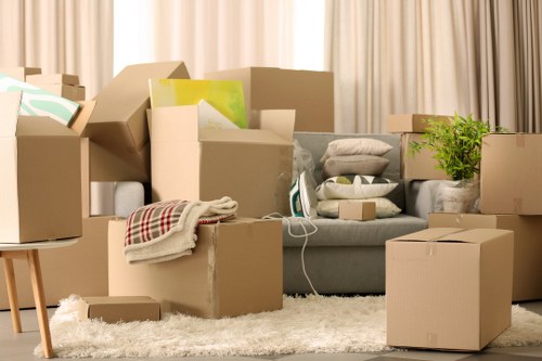 Local removal team assisting a house move in south-west London