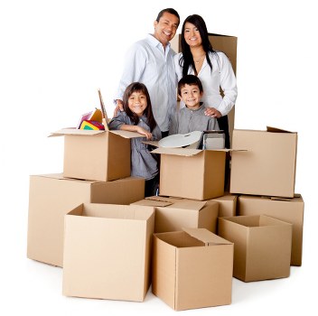 Van loading for a flat move in south-west London